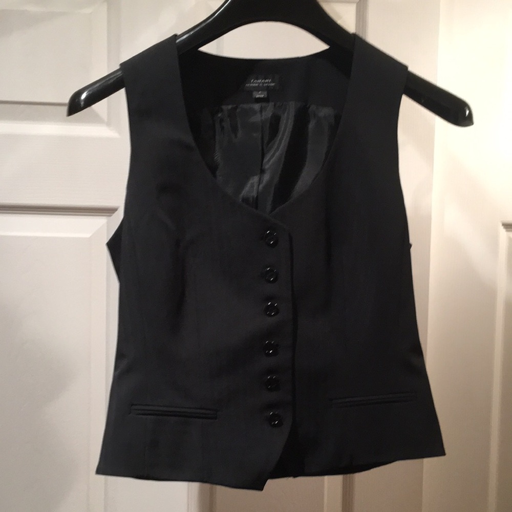 Black Tahari vest